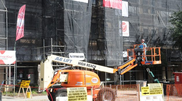 Construction at 1661 brings improvements, irritation