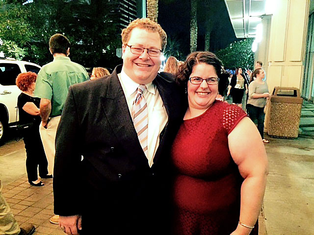 Emily Michael and her fiancé Joel Williams