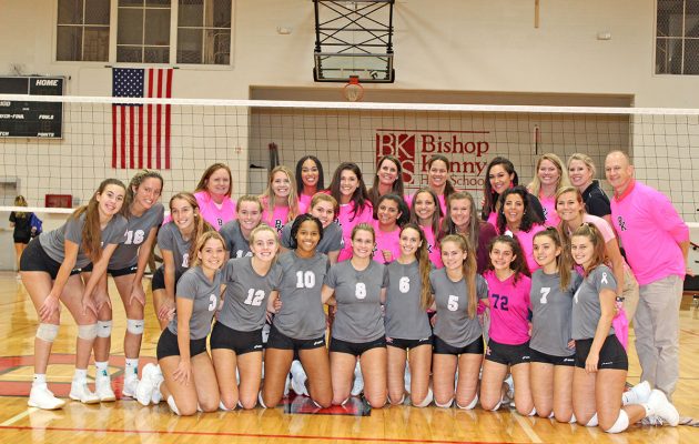 Pink Out volleyball tradition continues for Bishop Kenny, Bolles