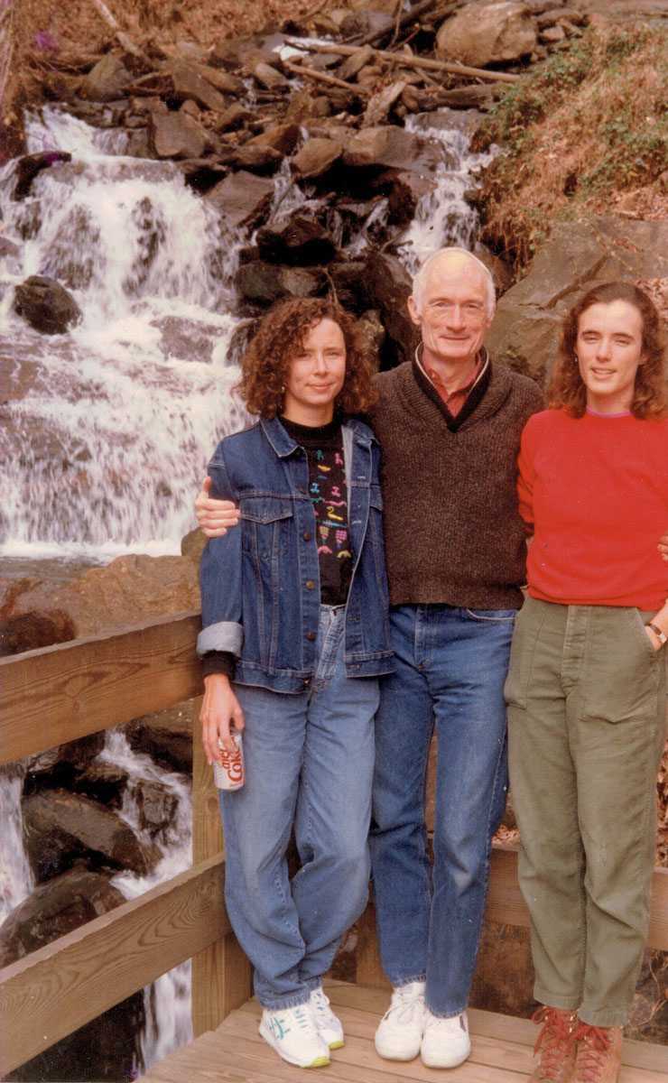 Henry Darwin Rogers and his daughters, Amelia and Katherine