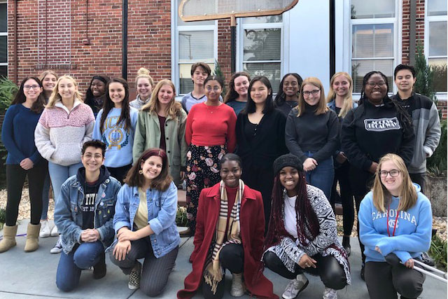 From left, front row: Finn Shields, Sarah Ulrich, Miracle Singleton, Thaiyana Pittman, Hannah Taylor. From left, second row: Avery Peck, Jordan Whitsell, Bella Polkey, Luz Manunga, Tierny Touch, Anna Howse, Qwyn Cephus. From left, back row: Emily Flint, Reagan Franz, Jayla Royal, Mandy Eastwood, John Owen, Sylvia Watkins, Ayanna Gray, Katherine Enoch, Jacob Desuyo. Not pictured: Nur Chodry, Olivia Meiller