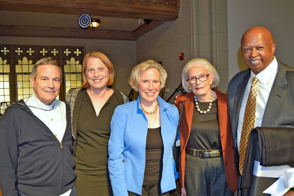 Allison and Randy DeFoor with Emmy Cerveny, Joannie Wellhouse Newton and Theo Johnson