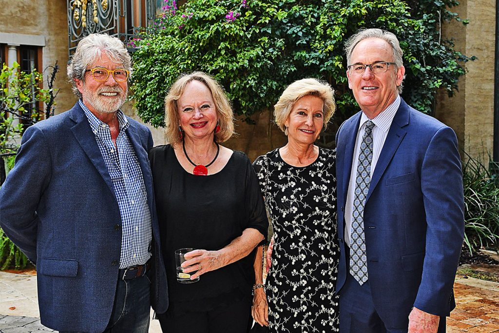 Gary McCalla, Douglas Anderson Foundation Executive Director Jacqueline Cornelius, Gail and Dr. Stephen Trigg of the Mayo Clinic