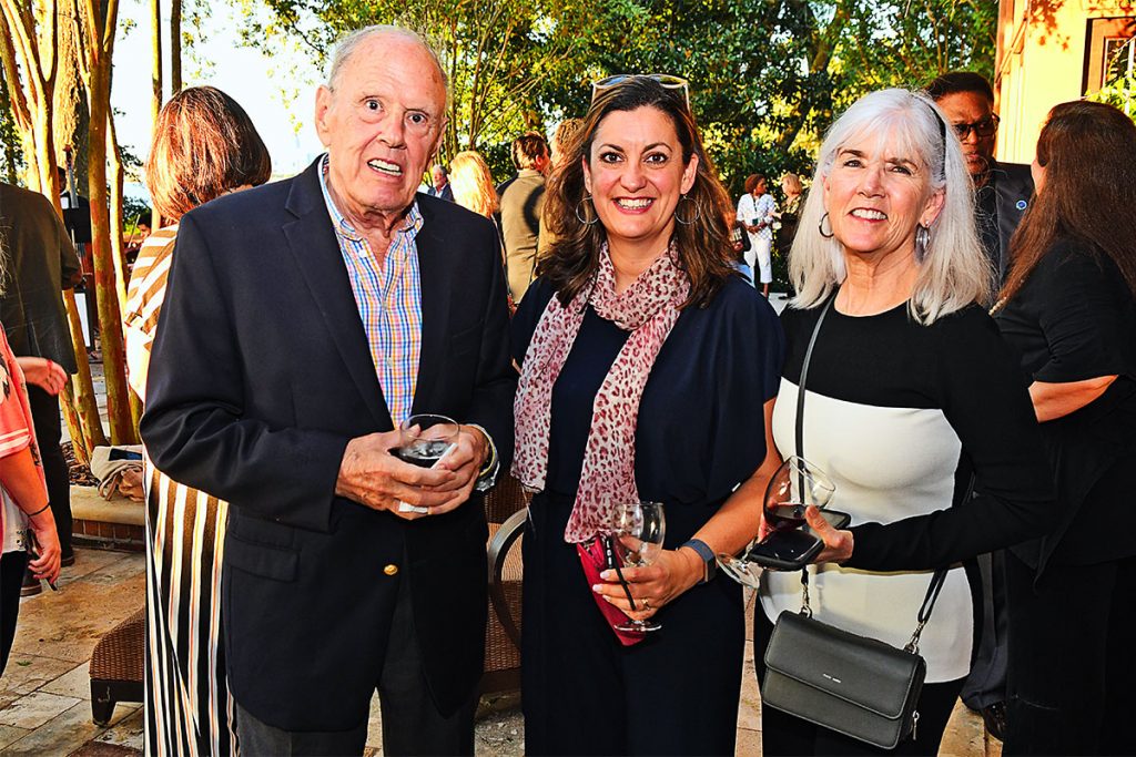Preston Haskell with Caitlín Doherty and Sally Larkin Hall