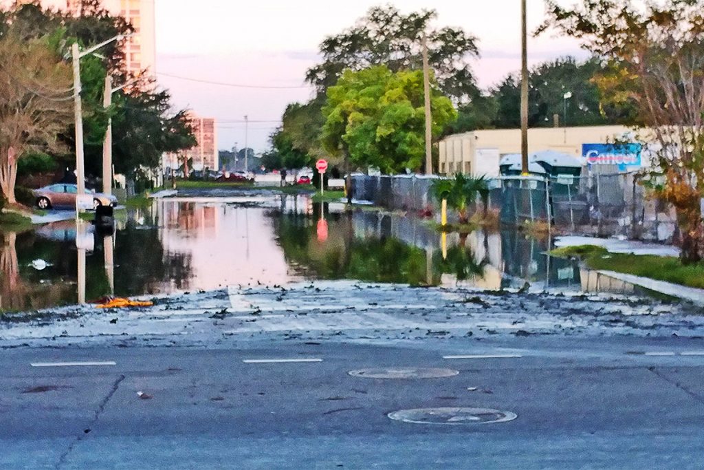 Flooding in North San Marco due to Hurricane Irma.