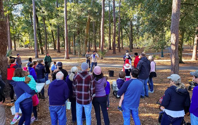Families turn out to  adopt Boone Park trees