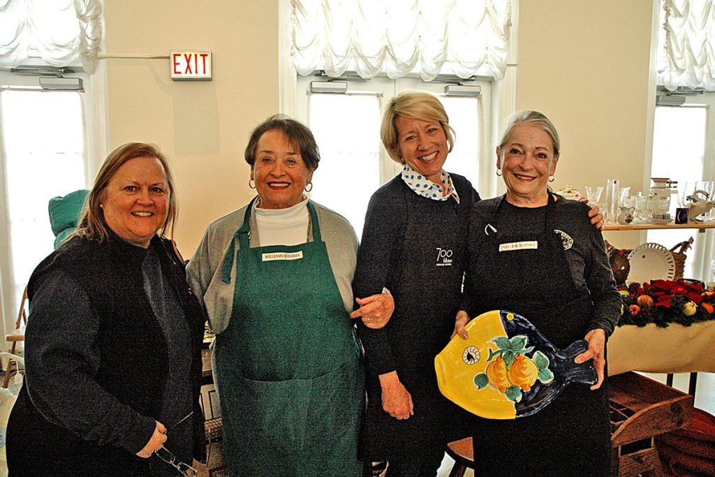 San Marco Garden Circle members Nancy Maguire, Noel Liles, Lynda Erwin and Cathy Watkiss.