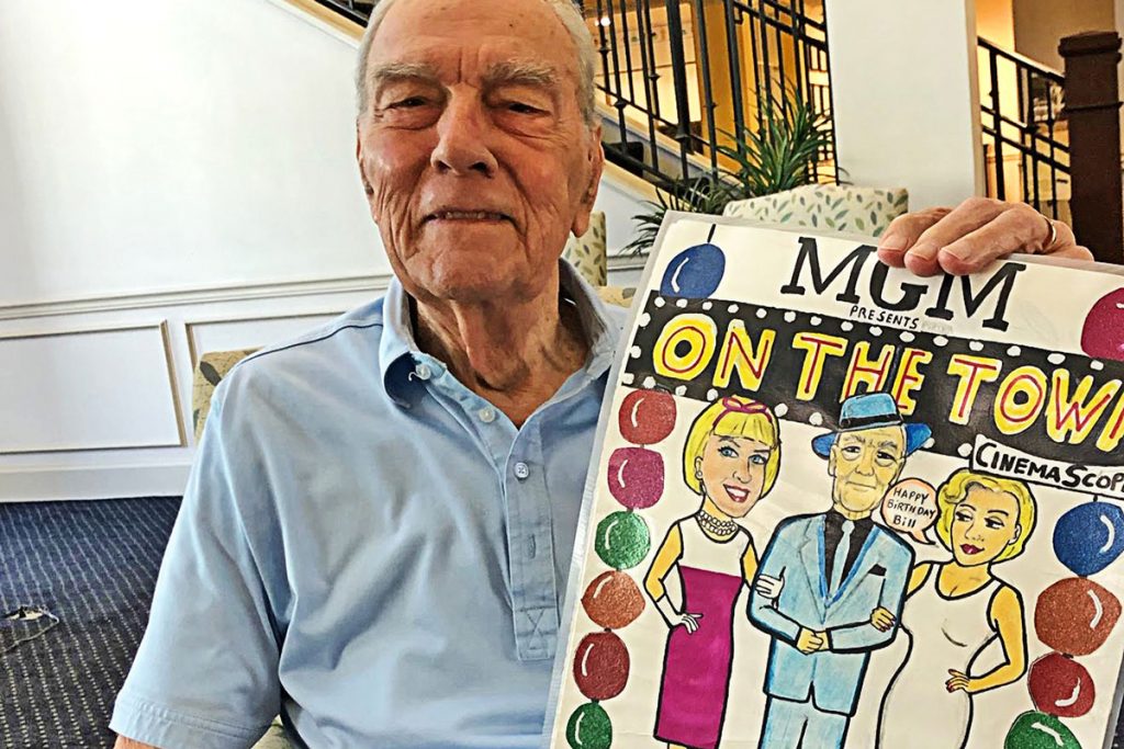 Residents and staff are practicing social distancing but still having fun at the Windsor at Ortega. A member of the staff drew this caricature, which is being shared with the residents.