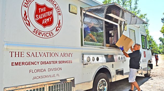 Families benefit from Salvation Army care packages