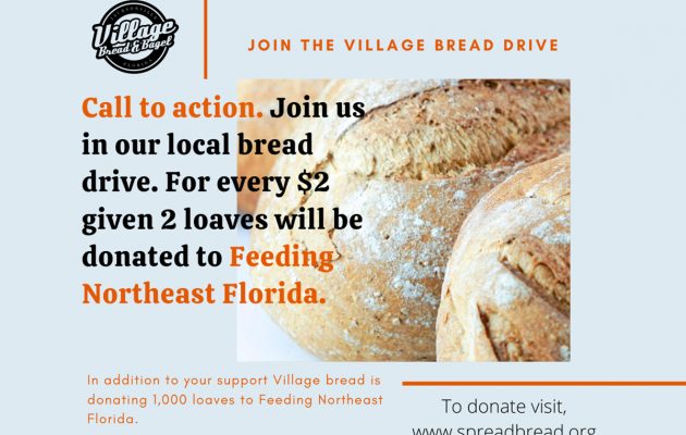 Village Bread donates 1,000 loaves to Feeding Northeast Florida