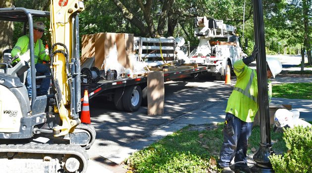 Ortega Point utility project taking shape