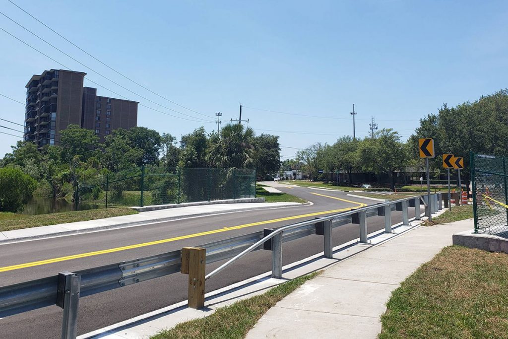 Lakeside Drive opened up, as the long anticipated bridge replacement came to fruition in late-May.