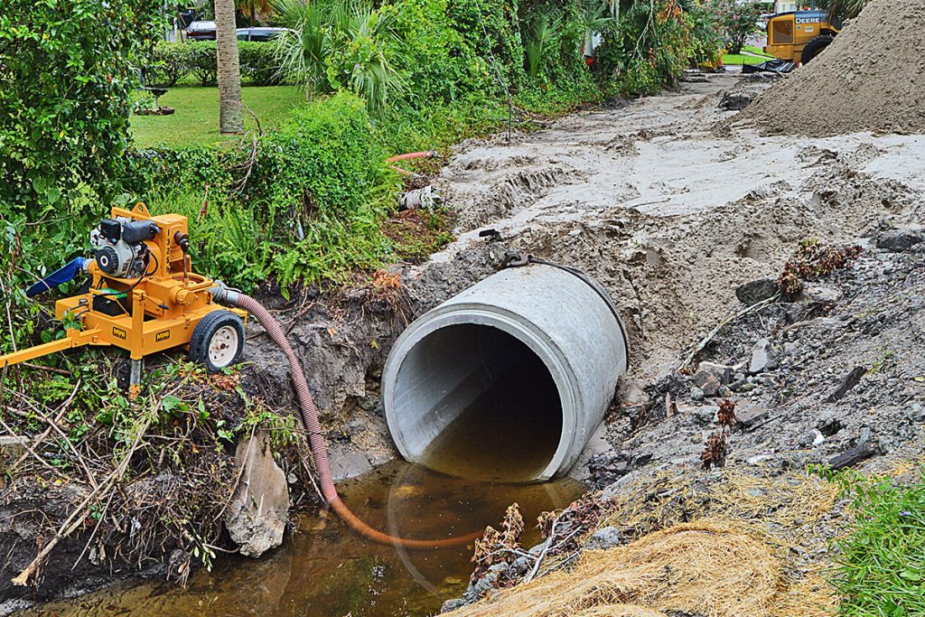 Underground piping will bury the creek from Olga Place to Sydney Street