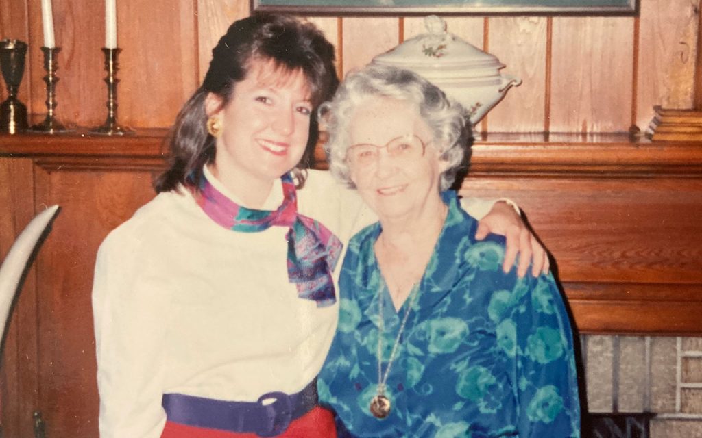 Cyndy with Grandma “Boppie” Anis Ira