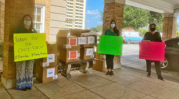 Sock give-away is ‘step in the right direction’