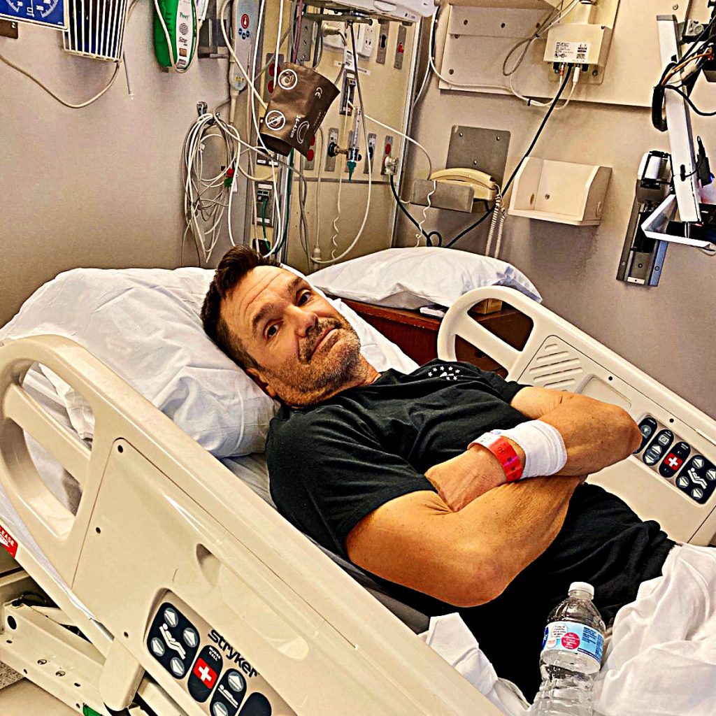 JSO Assistant Chief Jimmy Judge receives treatment at the Mayo Clinic.