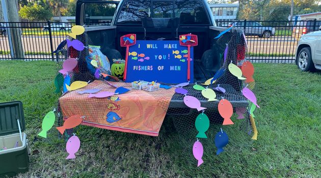 Assumption celebrates All Saints Day with trunk or treat