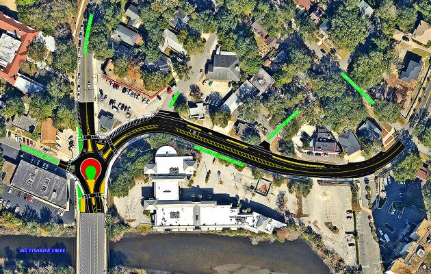 Herschel road work to promote pedestrian safety