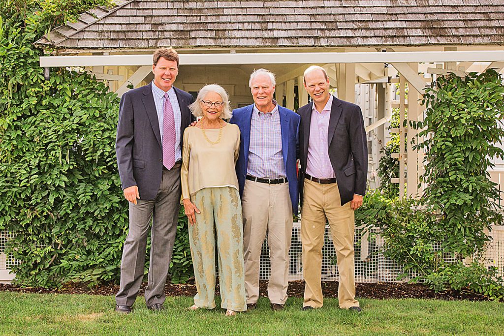 Zachary Gund, Lulie Liggett Gund with Gordon Gund and Grant Gund