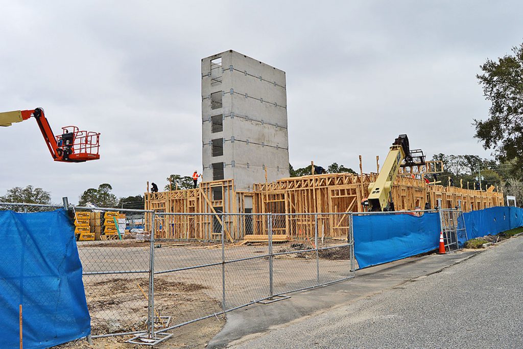 Much headway is being made in buildingthe new Lofts at Murray Hill on Edgewood Avenue South in Murray Hill.