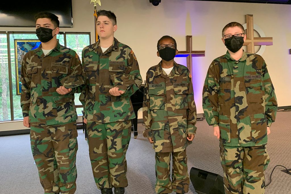 Atlantic Coast Young Marines Color Guard