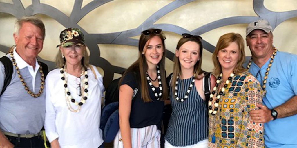 Dr. Berdy, wife Debbie, Debbie’s granddaughters Emily & Olivia, Debbie’s daughter Sonia, Sonia’s husband David.