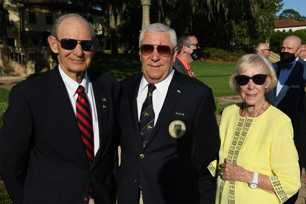 Bruce Homeyer with Victor Barbe and Judy Homeyer