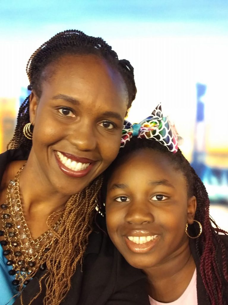 Daughter Zandria participates with her mother, Tave, in supporting Erin Mah during San Marco Bookstore’s author showcase in April. Tave is Mah’s mentor in completing two books of her own. Mah, who is also part of the Landon Middle School faculty, has started her own company, Old Frame Press, to publish her books.