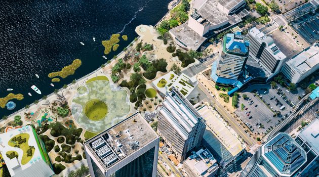 Reboot unveils design concepts for former Jacksonville Landing site, park space