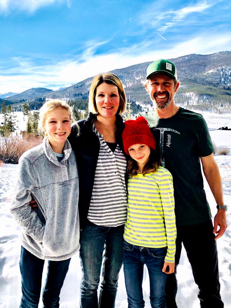 Tyler Hodges and his family