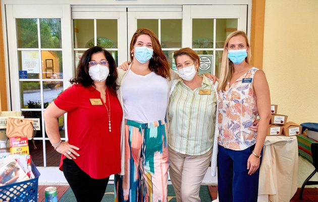 Senior living community hosts event, raises donations, supplies for students