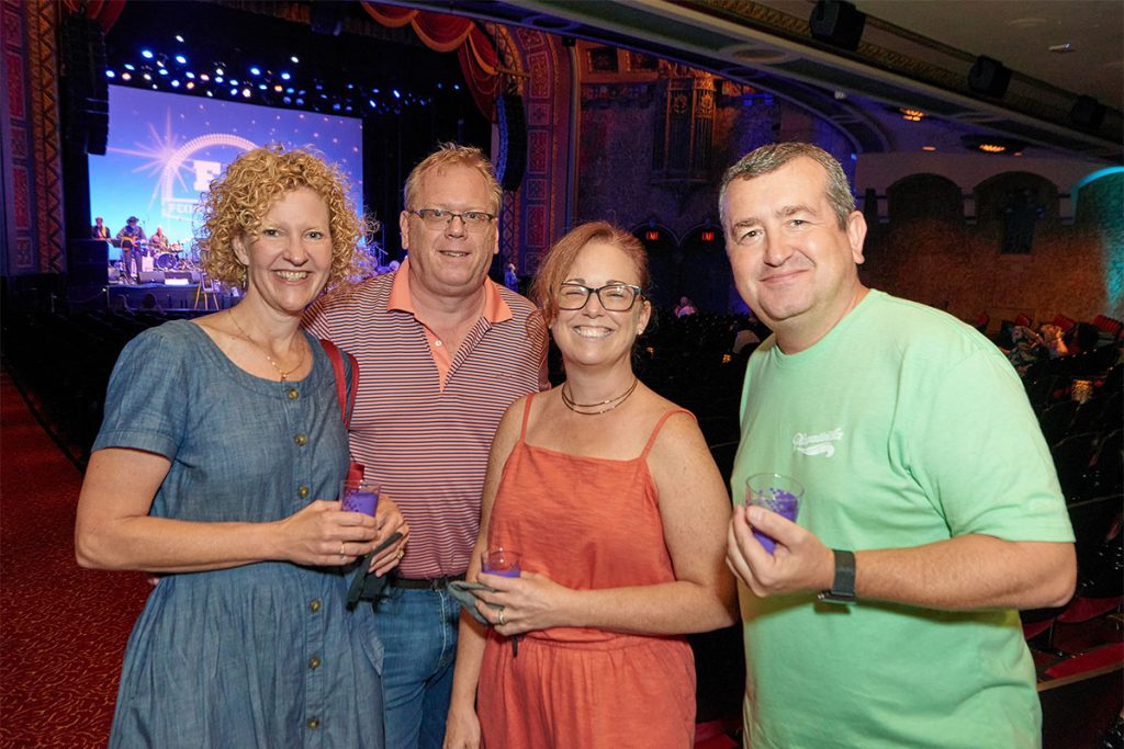 Juliette and Ed Vaughn with Bridget and Gary Pudimat