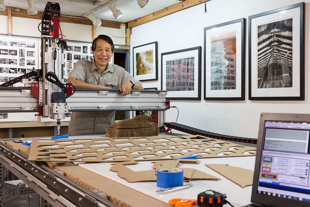 Local photographer and installation artist Doug Eng 