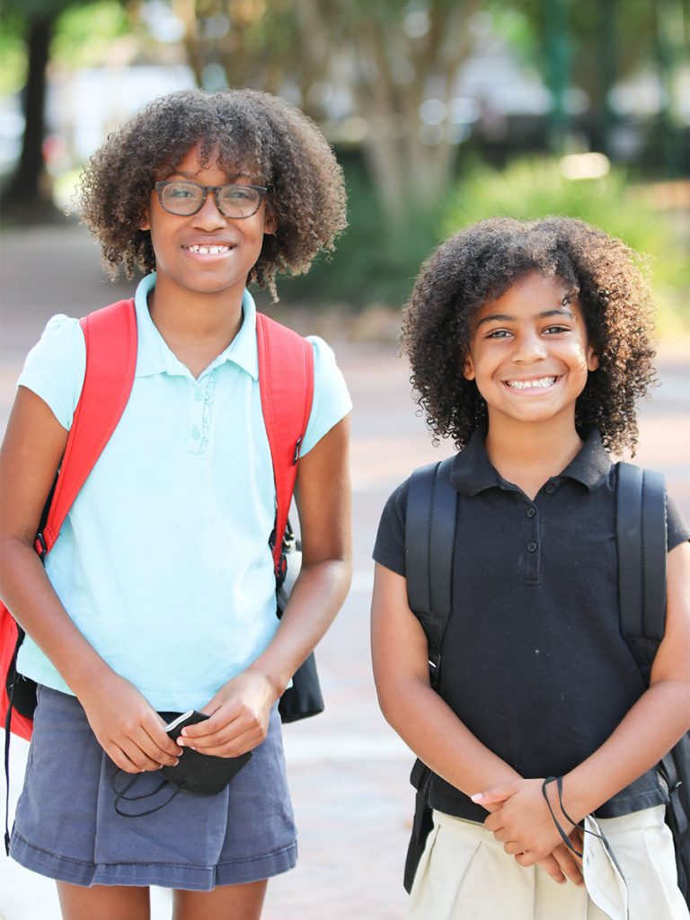 Azi and Zuri Benn attend Riverside Presbyterian Day School