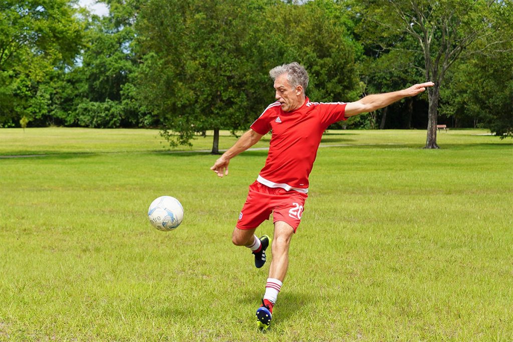 Carlos Bouvier, soccer enthusiast