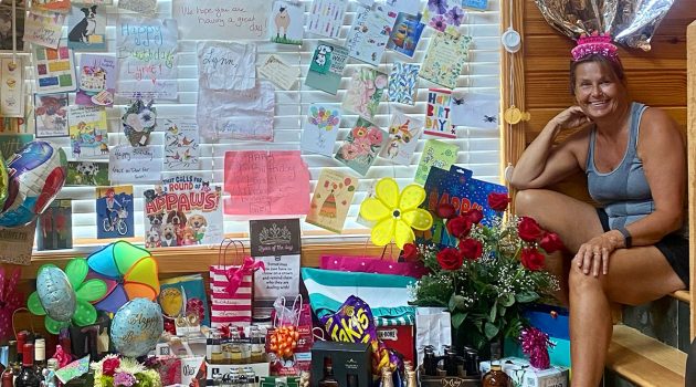 Residents illustrate appreciation for favorite postal carrier