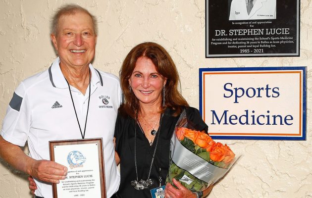 Bolles Hosts Special Tribute for Retired Team Physician Lucie
