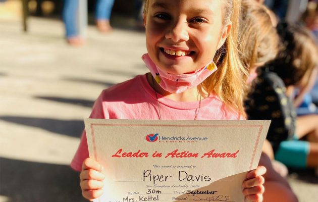 Piper Davis, fourth grader, leads Afghan relief effort