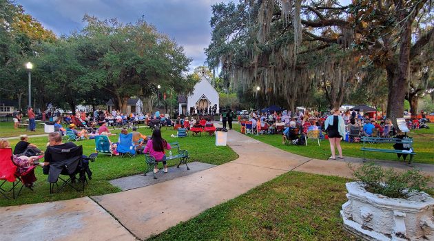 Crowd fills Fletcher Park: Concert in the Park makes debut after long hiatus