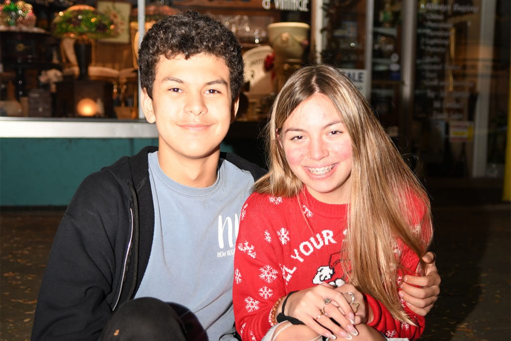 Evan VanBrunt with Payton Marovsky