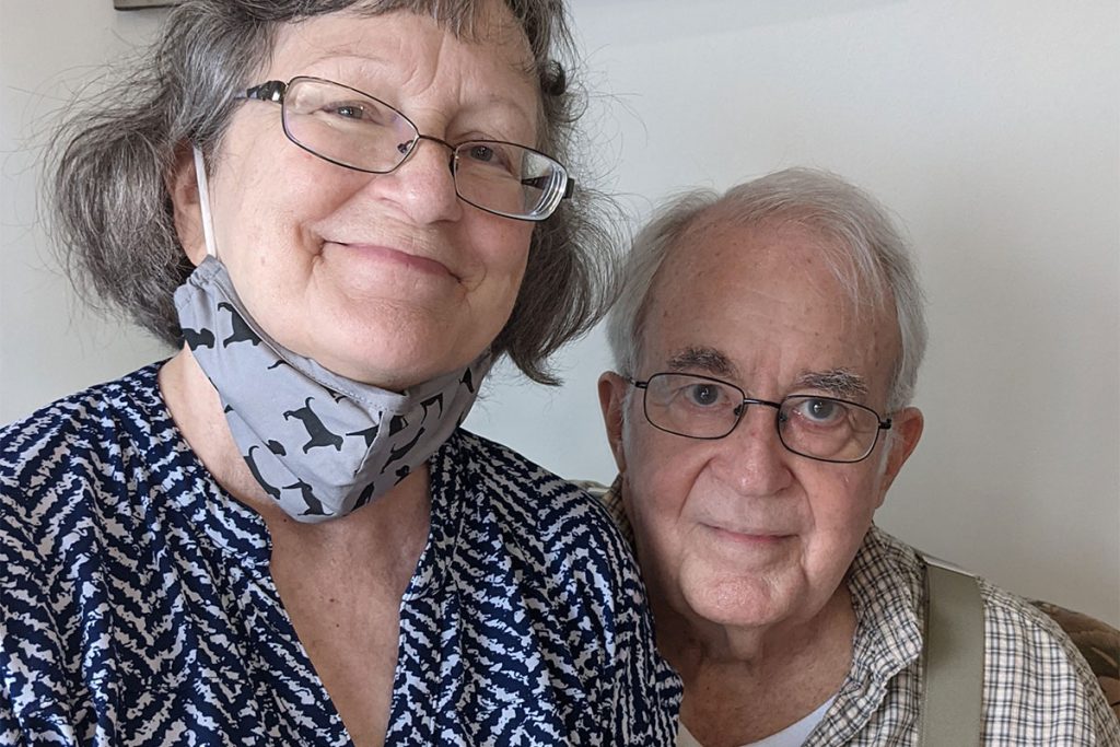 Joque Soskis with Edith Pillsbury