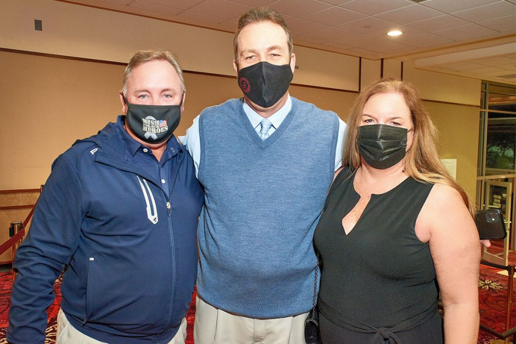 Jeff Wyatt with Mike and Nora Robertson