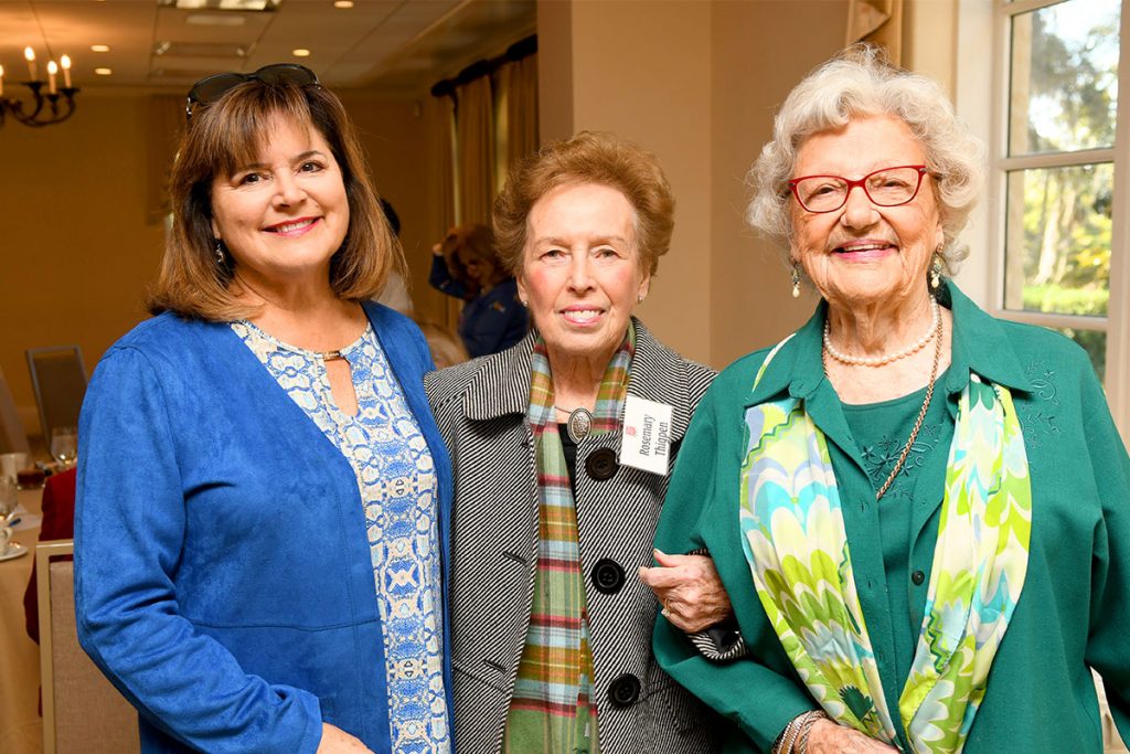 Carolyn Houston with Rosemary Thigpen and Mary Love Strum