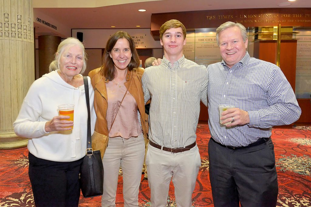 Jane Scarboro with Joanna Richards, Charlie Scarboro and Paul Richards