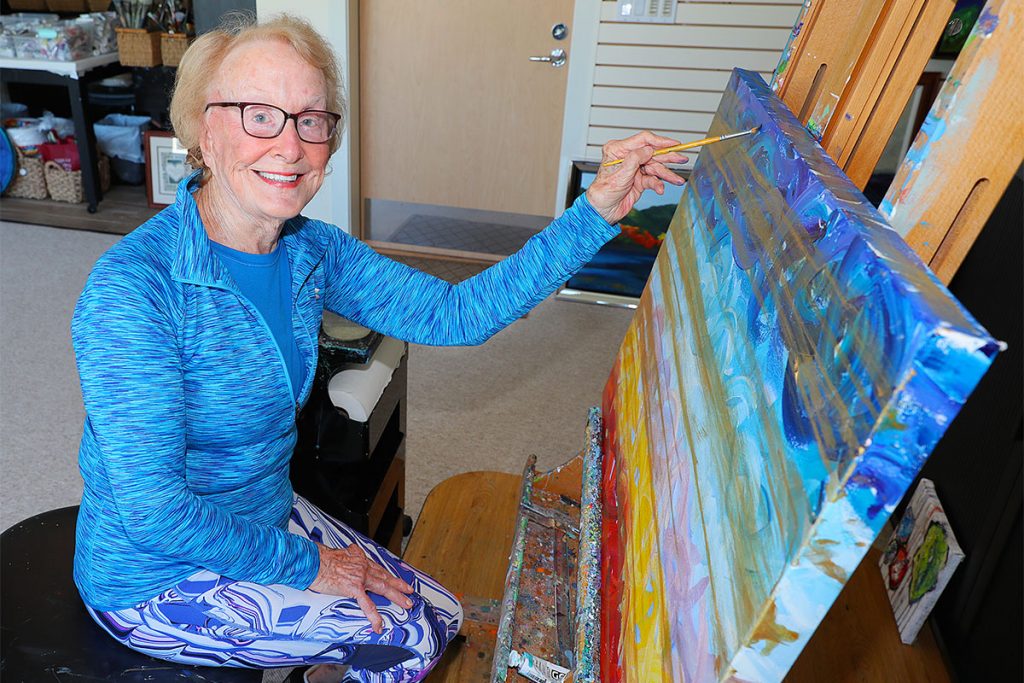 Dottie Dorian painting