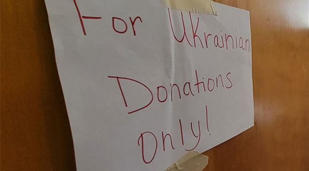 Local organizations launch campaigns to support Ukraine