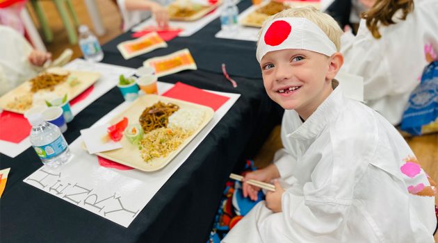 SJEDS Kindergarteners “journey” to Japan