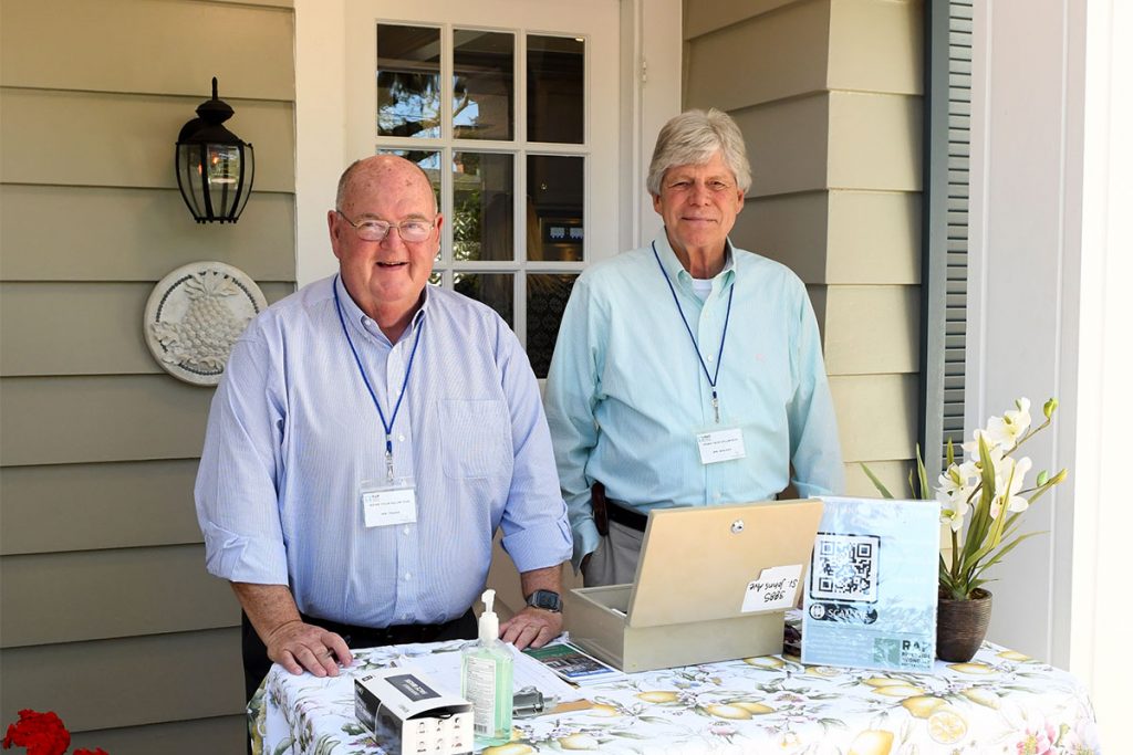 Matt Tuohy and Ed Walker welcomed guests to the home at 3885 St. Johns Ave.
