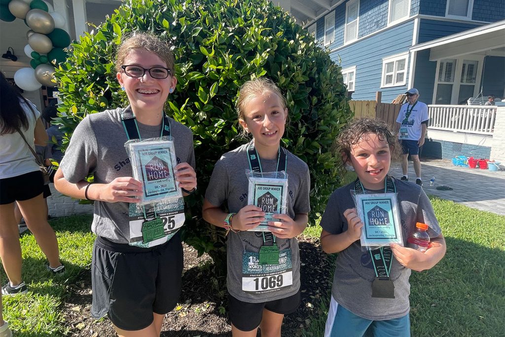 Peyton Humphrey (5th grade age 11), Sammy Wagner (3rd grade age 9), Abigail Makeev (4th grade age 10)