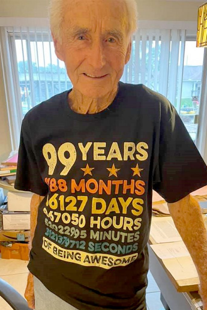 Jack Lanier, June 15, 2021, 99 years old